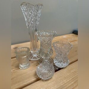 Vintage Crystal and Pressed Glass Collection